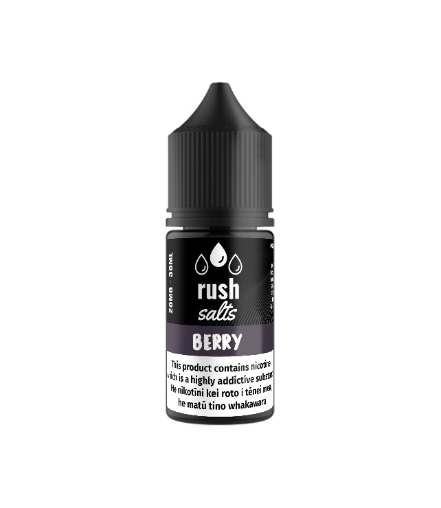 Rush Salts - Berry (Blackcurrant) 30ml